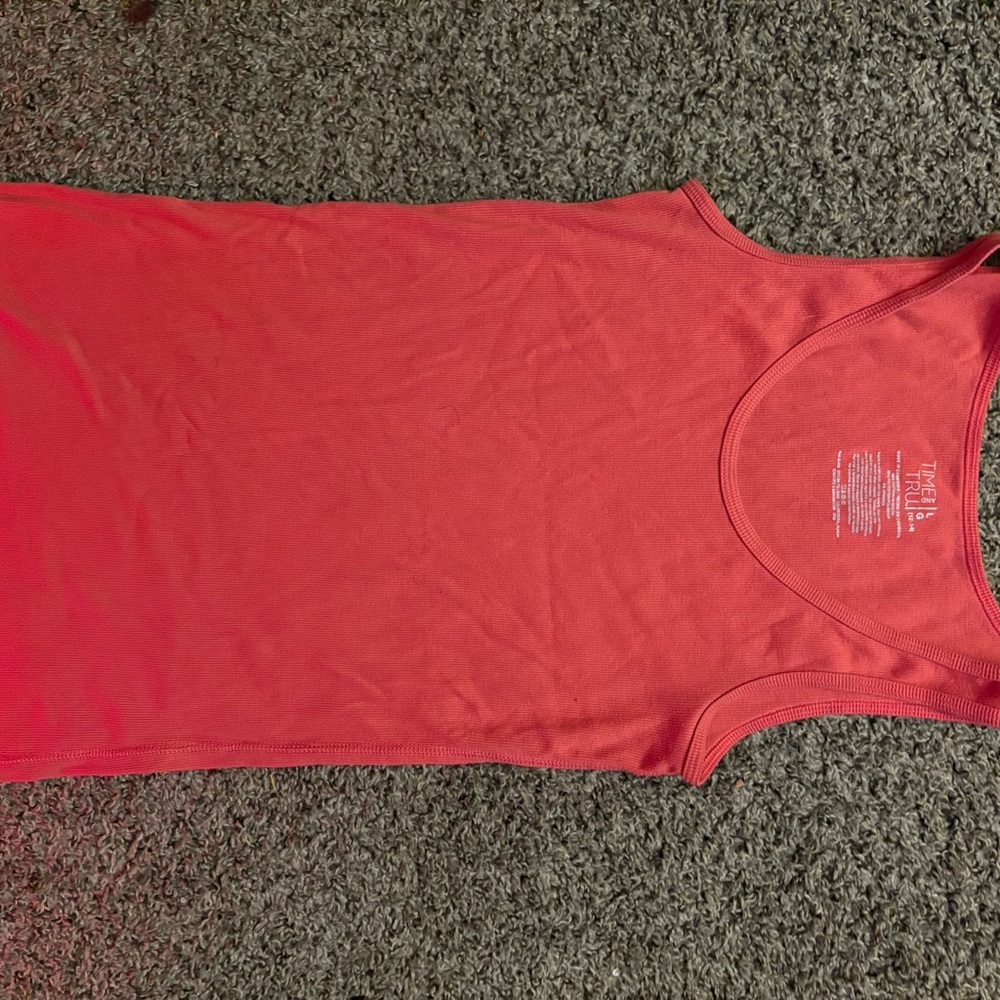 Time and Tru Women's Ribbed Tank Top, Sizes XS-XXXL